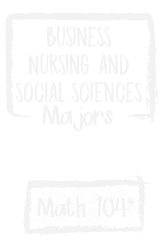 Math pathways Math 104 Business, Nursing, and Social Sciences