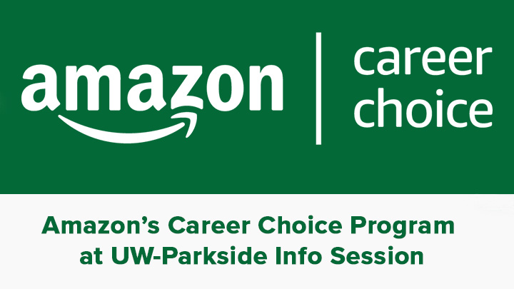 Amazon Career Choice