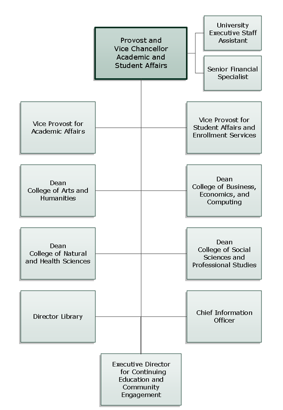 Student Affairs Org Chart